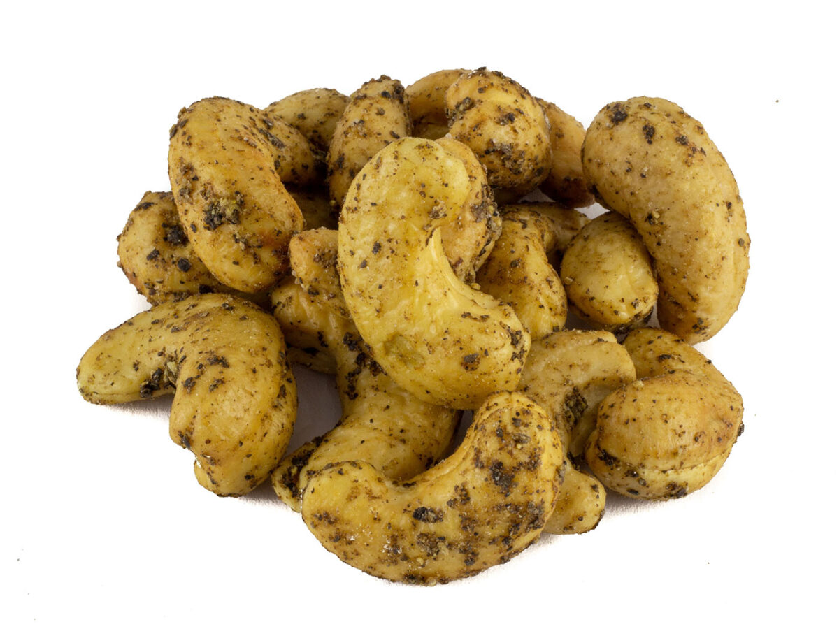 Black Pepper and Sea Salt Roasted Cashews Alwan Sweets